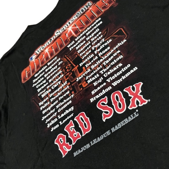 Closing Sale! - Vintage Boston Red Sox 2013 World Series Champs Tee - Majestic - Picture 3 of 6